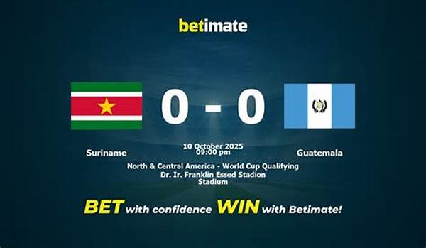 Suriname Vs Guatemala